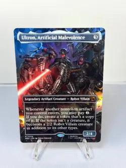 Ultron, Artificial Malevolence Borderless 0344 Marvel Magic: The Gathering NM - Image 1