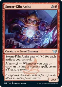 MTG Storm-Kiln Artist - 115 / English / Lightly Played - Image 1