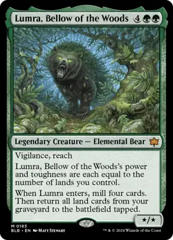Lumra, Bellow of the Woods [Bloomburrow] Near Mint - Image 1