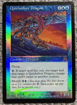 Foil Quicksilver Dragon - MTG Magic Onslaught - Image 1