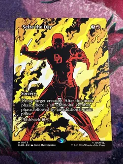 Seize the Day - Borderless M 073 - MTG Marvel - Image 1