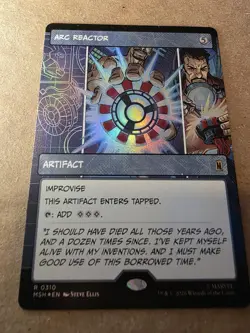 Arc Reactor - Foil (Borderless) Marvel Super Heroes - Mtg - Image 1