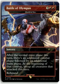 Battle of Olympus - World at War NM 2208 Secret Lair MTG - Image 1
