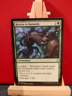 Retreat to Kazandu - Battle for Zendikar - Uncommon - LP/NM - MTG - Image 1