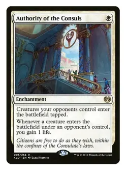 1x MTG Authority of the Consuls - Kaladesh Rare! NM Mint - Image 1