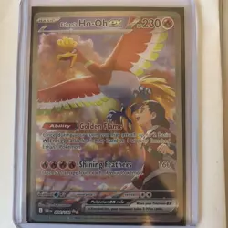 Pokemon Ethan's Ho-Oh EX 230/182 Destined Rivals Special Illustration Rare TCG - Image 1