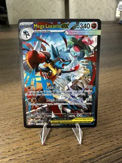 Pokemon TCG Mega Lucario EX 179/132 ME Special Illustration Rare NM b - Image 1
