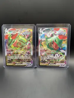 Pokemon Rayquaza VMAX Lot 2 Crown Zenith 101/159 Evolving Skies 111/203 Holo NM - Image 1