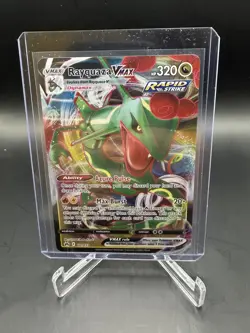 Pokemon Rayquaza VMAX Lot 2 Crown Zenith 101/159 Evolving Skies 111/203 Holo NM - Image 3