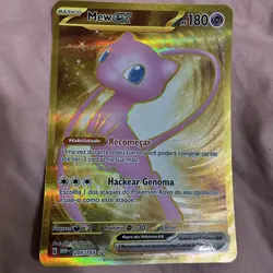 Pokemon 151 Mew EX 205/165 Jumbo Card TCG Brazilian - Image 1