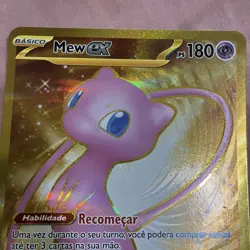 Pokemon 151 Mew EX 205/165 Jumbo Card TCG Brazilian - Image 3