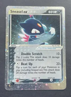 Pokemon Card Ruby and Sapphire : SNEASEL EX 103/109 - LP - Image 1