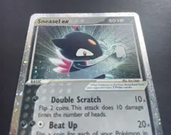 Pokemon Card Ruby and Sapphire : SNEASEL EX 103/109 - LP - Image 2