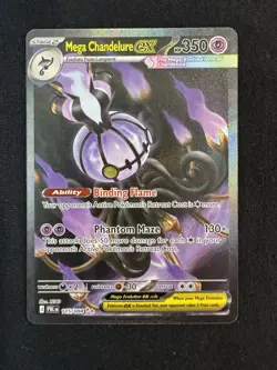 Pokemon Pitch Black - Mega Chandelure 115/084 Special Illustration Rare - Image 1