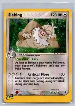 Pokemon TCG Slaking 12/109 Ruby & Sapphire Holo Rare Card LP - Image 1