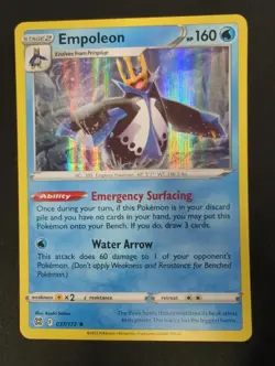 Empoleon 037/172 Holo Brilliant Stars Pokemon Holo LP - Image 1