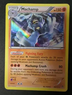Machamp (XY Furious Fists) Holo 46/111 Rare Deck Exclusives Pokemon LP - Image 1