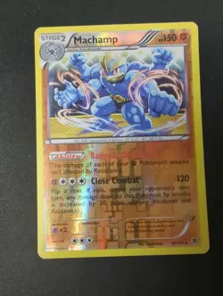 Machamp 49/101 Reverse Holo Rare Pokemon TCG Plasma Blast HP - Image 1