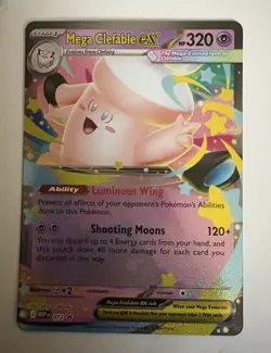 Mega Clefable ex 072 NM Pokemon TCG Promo Mega Evolution Promos - Image 1