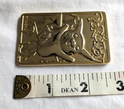 Pokemon Pikachu 23K Gold Card 1999 Nintendo - Image 4
