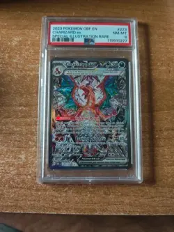 Pokemon Charizard ex 223/197 ENG PSA 8 Near Mint Mint Obsidian Flames - Image 1