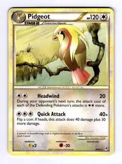 Pidgeot Call of Legends #30 (2011) Rare NM Pokemon - Image 1