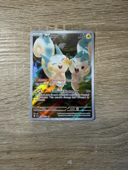 Pachirisu 208/198 Illustration Rare Scarlet & Violet Pokemon Holo Near Mint - Image 3