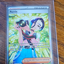 Pokemon TCG Perrin 220/167 Sv06 Twilight Masquerade SIR Full Art Holo EN - Image 1