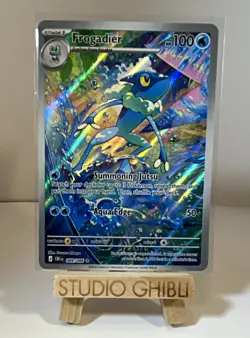 Frogadier 089/086 Pokemon Chaos Rising Illustration Rare Full Art Holo - Image 1
