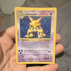 Alakazam 1/102 Base Set Shadowless Holo Rare 1999 WOTC English 80 HP - Image 1