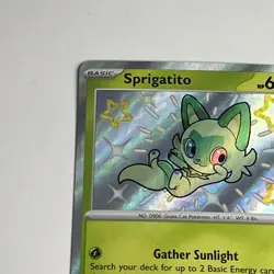 Sprigatito - Shiny Scarlet & Violet Promo - NM 076 - Pokemon TCG - Image 2