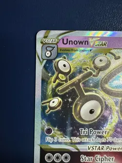 Unown VSTAR 066/195 Holo - Pokemon Silver Tempest NM - Image 2