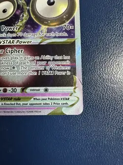 Unown VSTAR 066/195 Holo - Pokemon Silver Tempest NM - Image 4