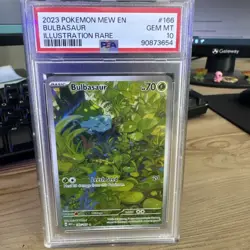 2023 Pokemon 151 Bulbasaur IR PSA GEM Mint 10 #166 - Image 1