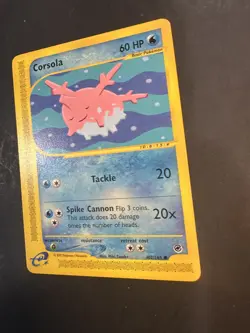 2002 Pokemon Expedition Corsola 102 /165 base - Image 3