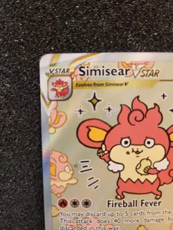 Simisear VSTAR GG37/GG70 Ultra Rare Crown Zenith Pokemon TCG Near Mint Condition - Image 2