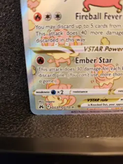 Simisear VSTAR GG37/GG70 Ultra Rare Crown Zenith Pokemon TCG Near Mint Condition - Image 5