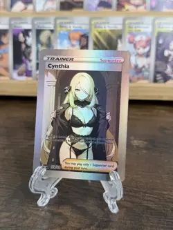 Waifx Pokemon Fan Art Anime Waifu Sexy Trainer Cynthia 05/50 - HOLO - Image 1