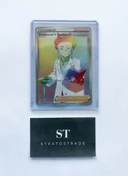 Pokemon Professor's Research Magnolia 209/202 Rainbow Secret Rare Full Art LP - Image 1