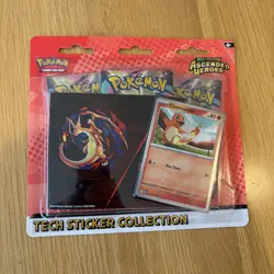 Pokemon TCG Ascended Heroes Tech Sticker Collection Charmander - New & Sealed 🔥 - Image 1