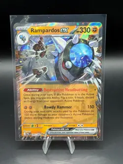 Pokemon TCG | Rampardos ex 045/084 Me05: Pitch Black Holo Pack Fresh NM+ - Image 1