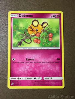 DEDENNE 145/236 UNCOMMON UNIFIED MINDS POKEMON HP - Image 1