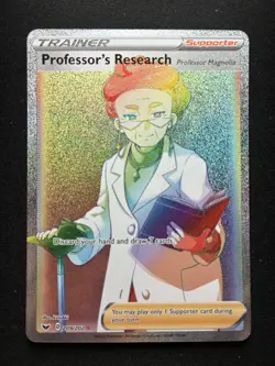 Pokemon: Professor's Research (Rainbow) 209/202 Secret Rare Sword & Shield Base - Image 1