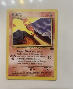 Pokemon TCG Moltres 21/53 Wotc Promo Regular English Basic 70 HP Toshinao Aoki - Image 1