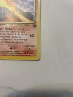 Pokemon TCG Moltres 21/53 Wotc Promo Regular English Basic 70 HP Toshinao Aoki - Image 3