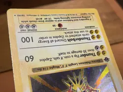 1999 Pokemon Zapdos Holo 1st Edition #16 Shadowless MIN GRADE #52229083 - Image 5