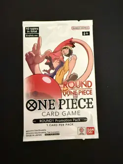 ONE PIECE Card Game ROUND1 Promotion Pack Sealed English Exclusive - Image 1