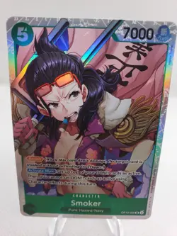 Smoker Super Rare OP10-030 SR One Piece TCG Royal Blood English - Image 1