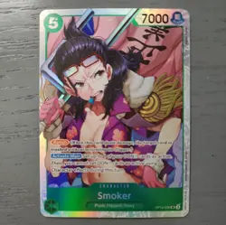 One Piece CCG Smoker (030) OP10-030 Super Rare Royal Blood Foil - Image 2