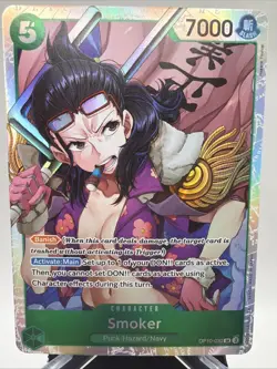 Smoker OP10-030 - One Piece TCG - SR Near-Mint English Super Rare Foil - Image 2